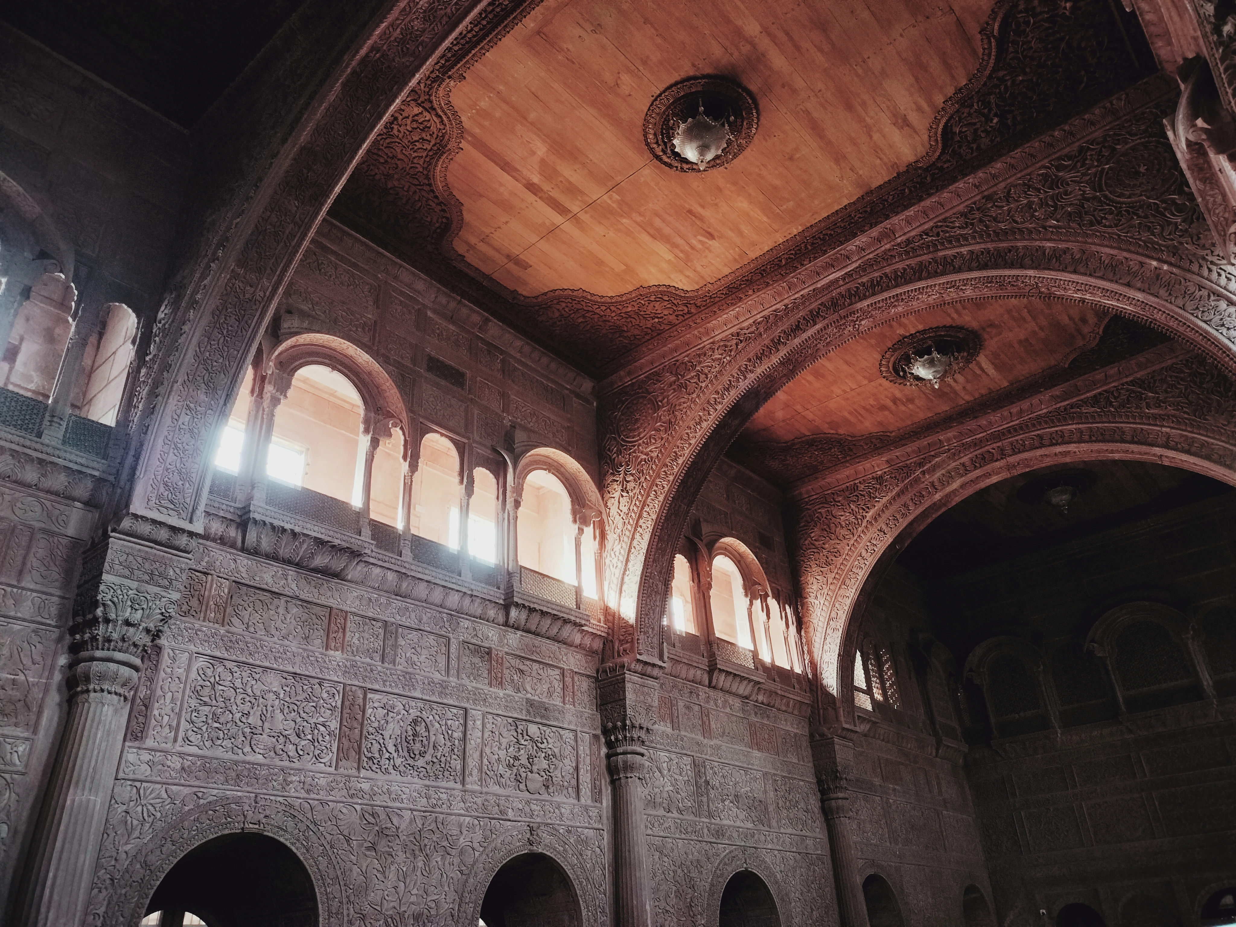 Plafond du fort de Junagarh (Bikaner)