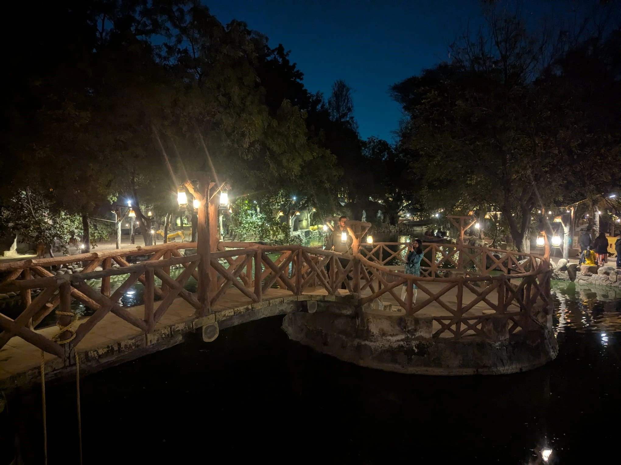 Parc Chokhi Dhani de nuit (Jaipur)