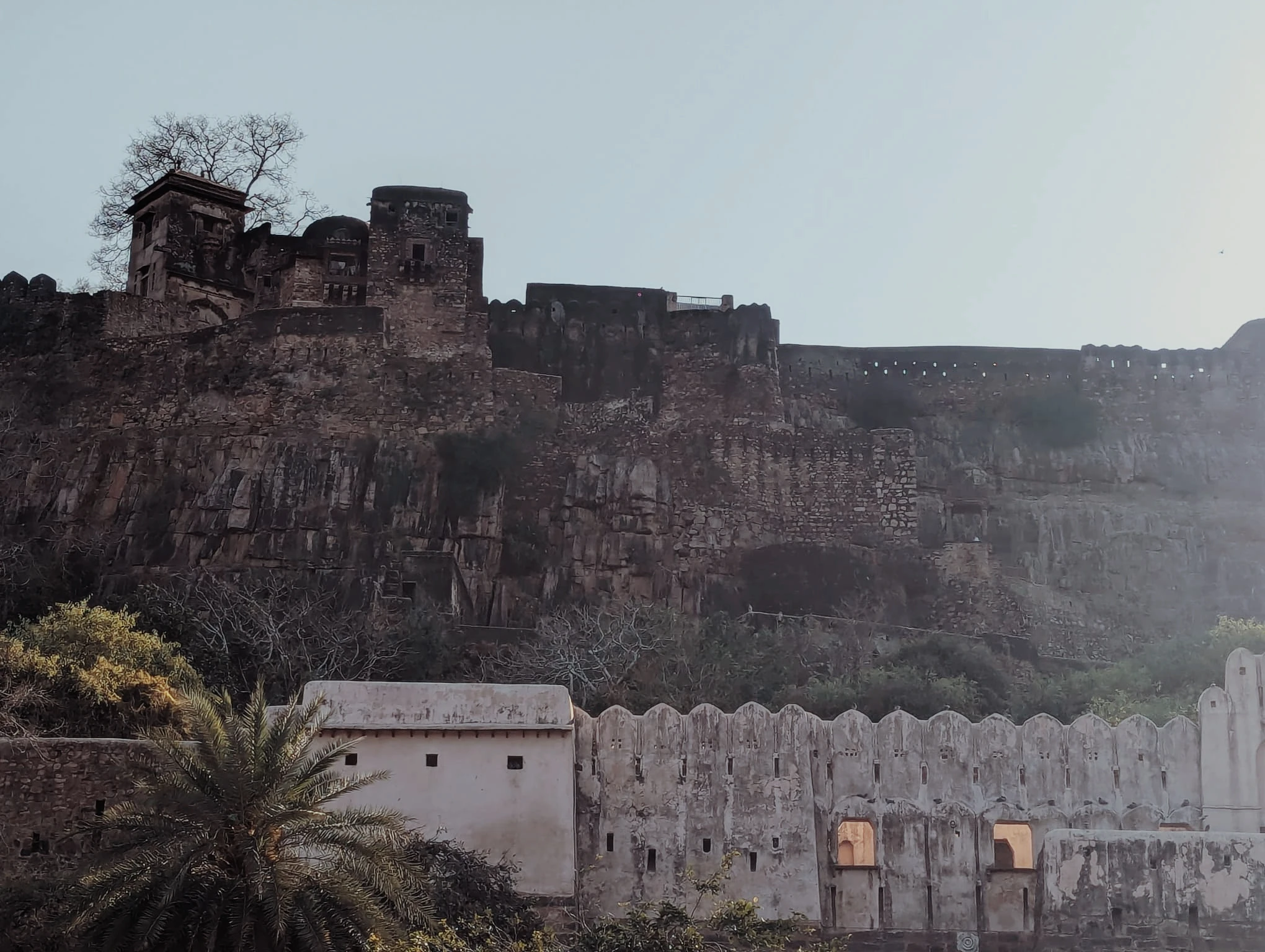 Murs du fort Ranthambore