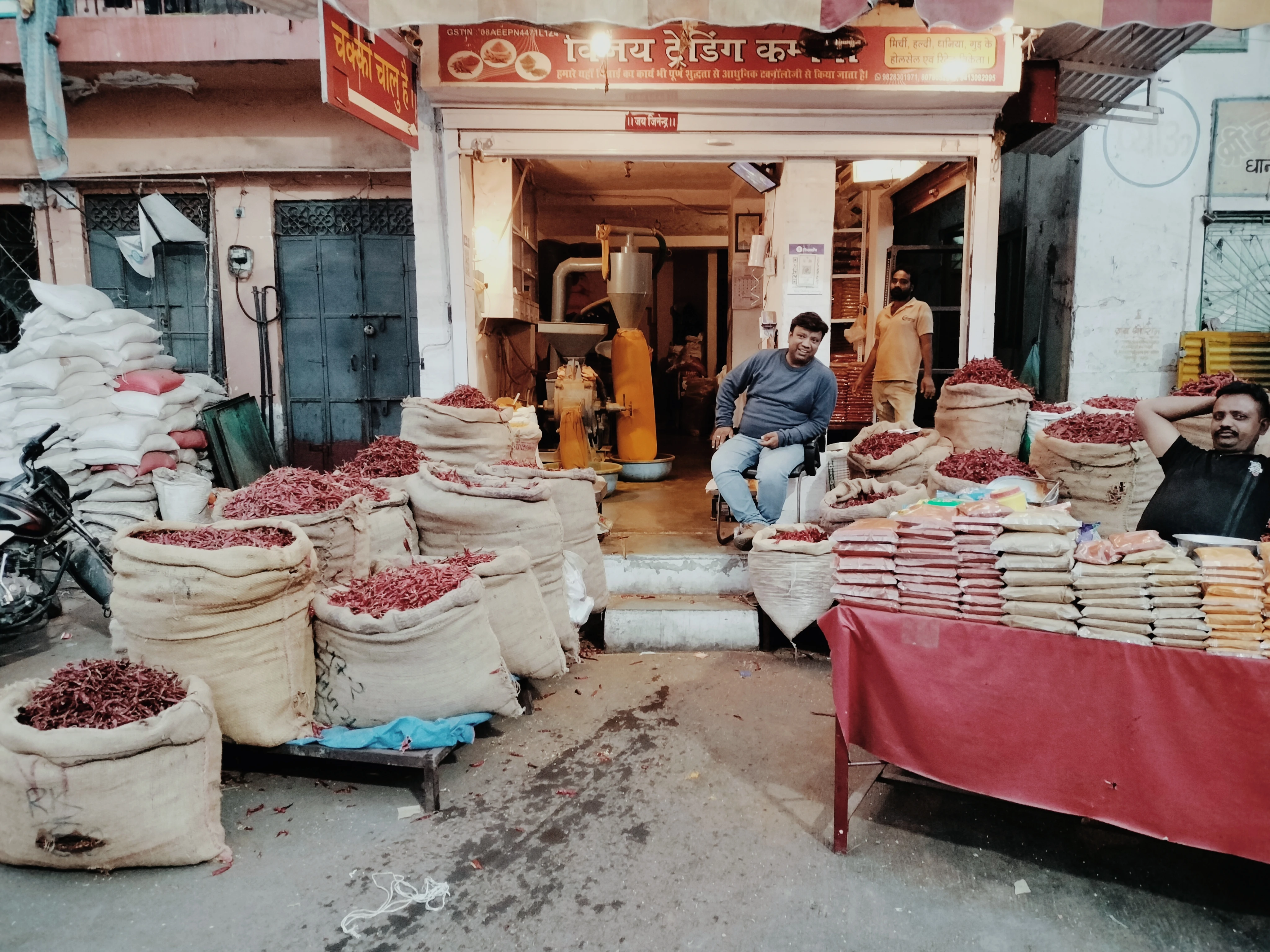 Magasin d'épice à Udaipur
