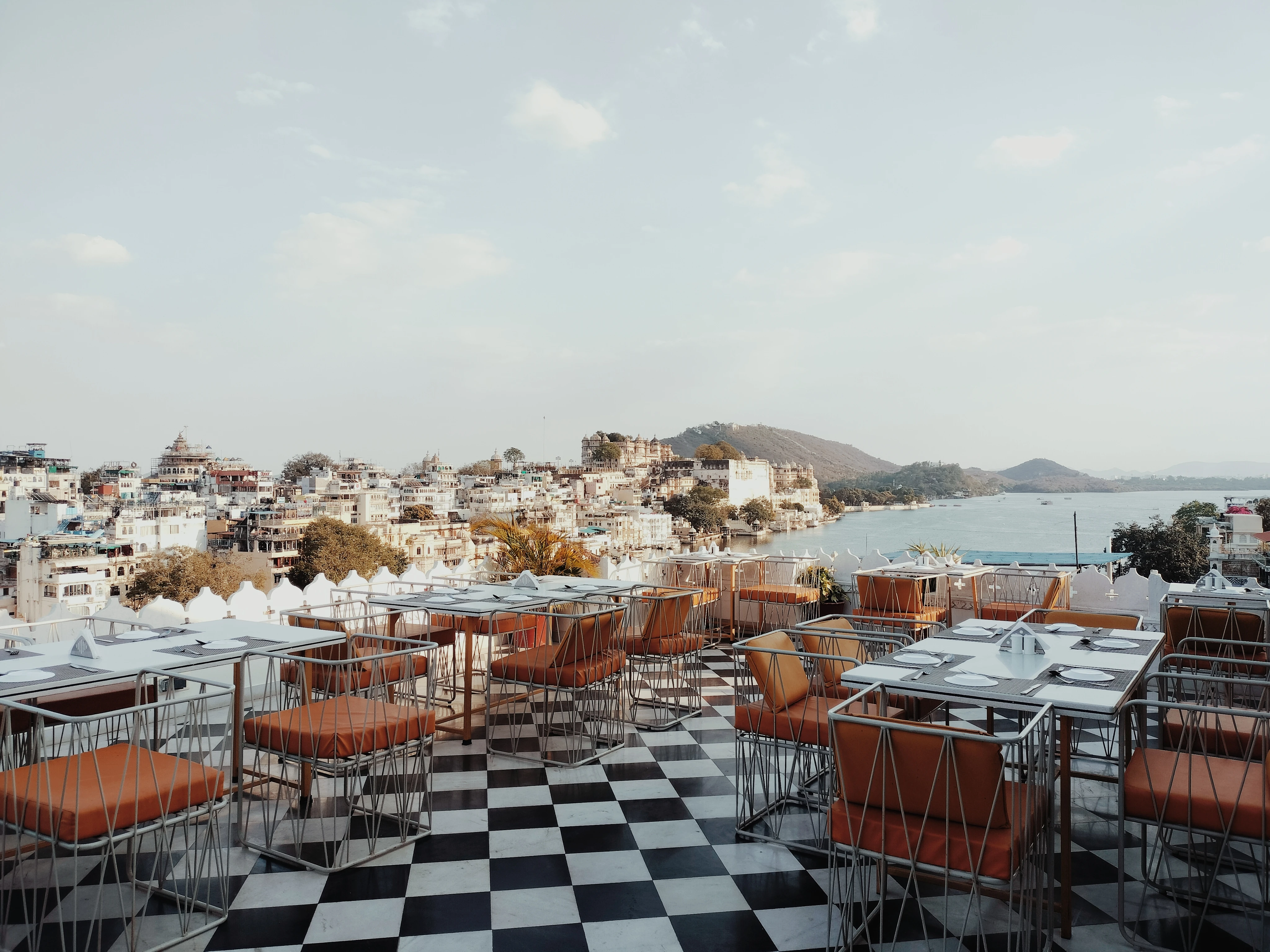 Terrasse de l'hotel karohihaveli (Udaipur)